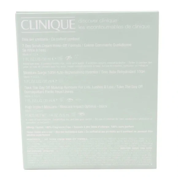 NEW Clinique Skincare Set. Discover Clinique. 4 piece set. Giftable - Picture 3 of 4